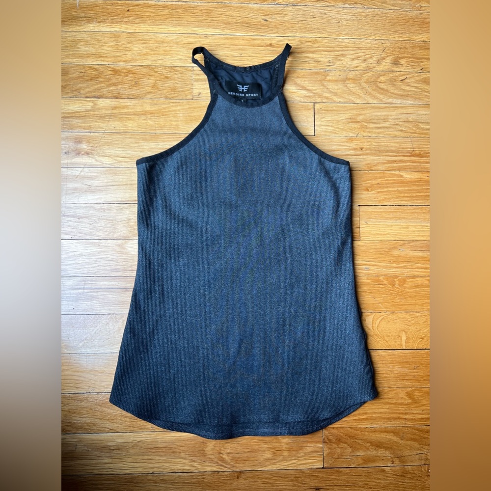 Heroine Sport Performance Tank Racerback size S Gray. Only one item made!
